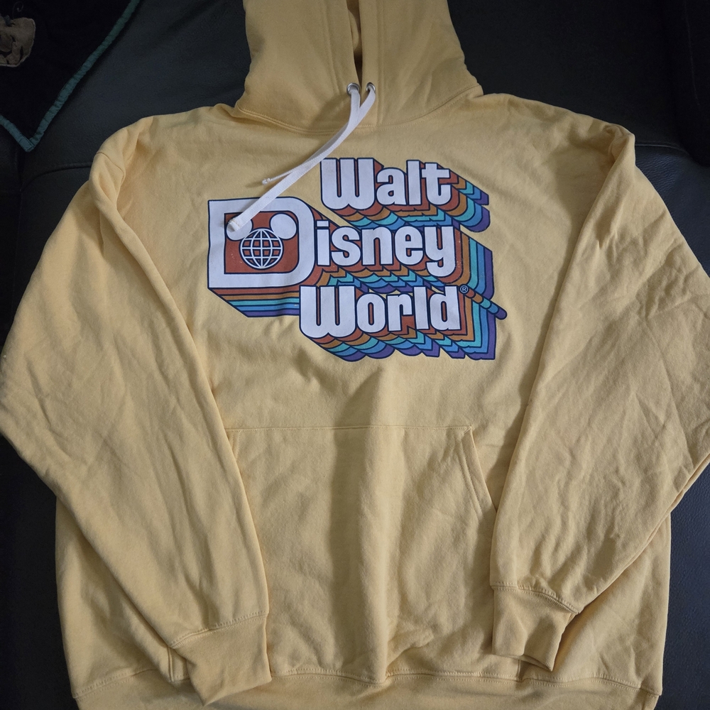 Disney Men's Yellow Walt Disney World Hoodie